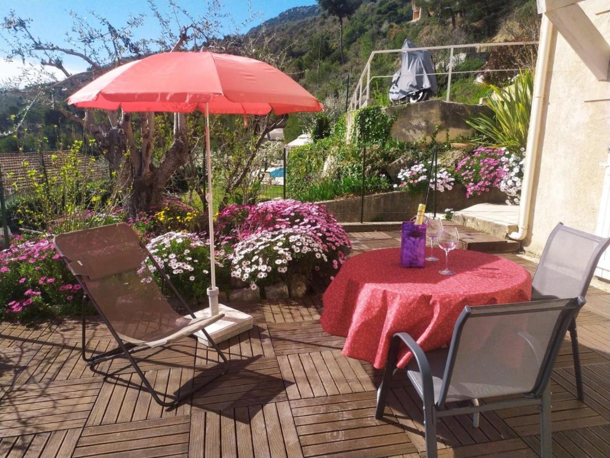 Studio Le Romantique A 20 Kms De Nice Bendéjun Kültér fotó